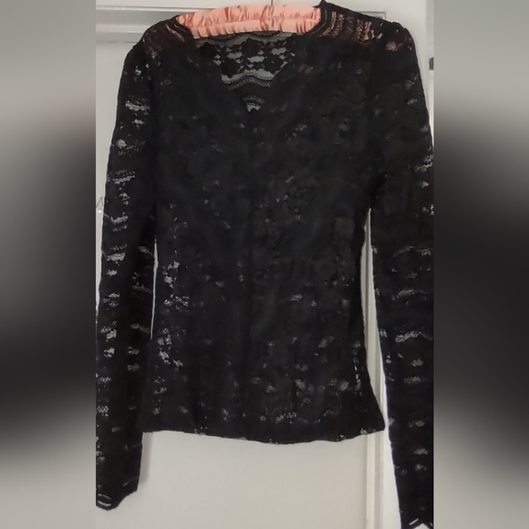 Lace Boho Awesome Long sleeve Blouse Flattering & Mach Washable Will Last - Picture 7 of 12